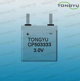 Lithium-Mangan-Dioxid-Batterie CP503333 LiMnO2 für sättigen Warnungssystem, 3v 1200mAh